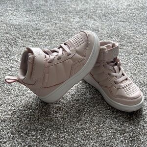 Kids Pink High-Top Sneakers
